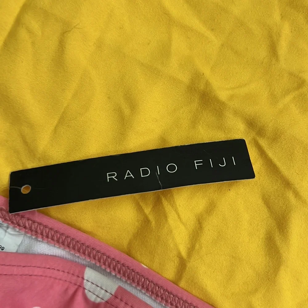 RADIO FIJI STRETCH PINK POLKA DOT BIKINI BOTTOM.  Size M.  New with tag.
